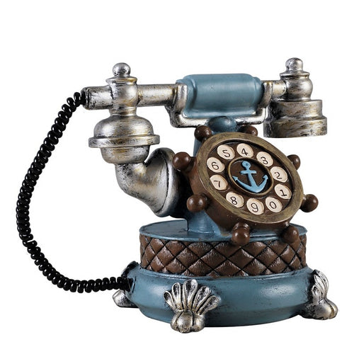 Vintage Book Phone Piggy Bank Home Decor