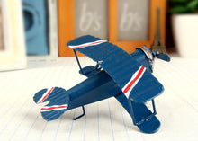 Load image into Gallery viewer, VILEAD Iron Retro Airplane Figurines