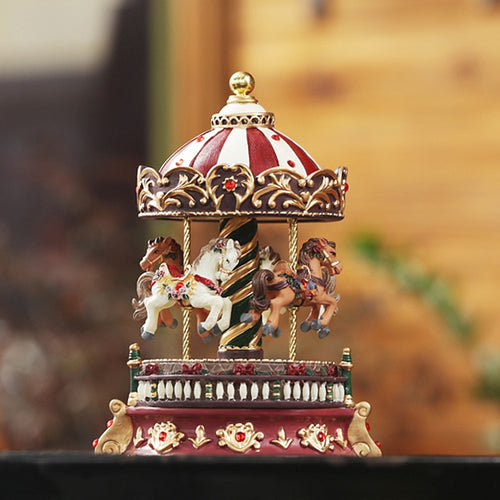 Romantic Carousel music box