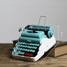 Load image into Gallery viewer, Retro Resin Metal Typewriter
