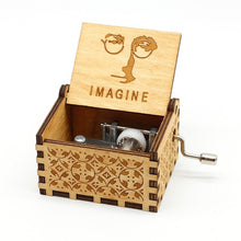 Load image into Gallery viewer, Antique Carved Wood Game Of Thrones Star wars Music Box