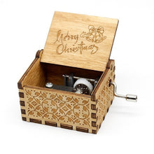 Load image into Gallery viewer, Antique Carved Wood Game Of Thrones Star wars Music Box