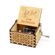 Load image into Gallery viewer, Antique Carved Wood Game Of Thrones Star wars Music Box
