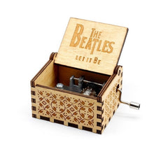 Load image into Gallery viewer, Antique Carved Wood Game Of Thrones Star wars Music Box