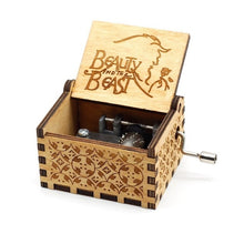 Load image into Gallery viewer, Antique Carved Wood Game Of Thrones Star wars Music Box