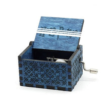 Load image into Gallery viewer, Antique Carved Wood Game Of Thrones Star wars Music Box