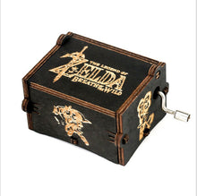 Load image into Gallery viewer, Antique Carved Wood Music Box