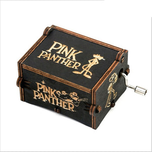 Antique Carved Wood Music Box