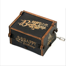 Load image into Gallery viewer, Antique Carved Wood Music Box