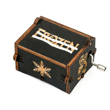 Load image into Gallery viewer, Antique Carved Wood Music Box