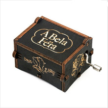 Load image into Gallery viewer, Antique Carved Wood Music Box