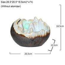Load image into Gallery viewer, 110V-220V Vintage Ceramics Flowing Water Fountain